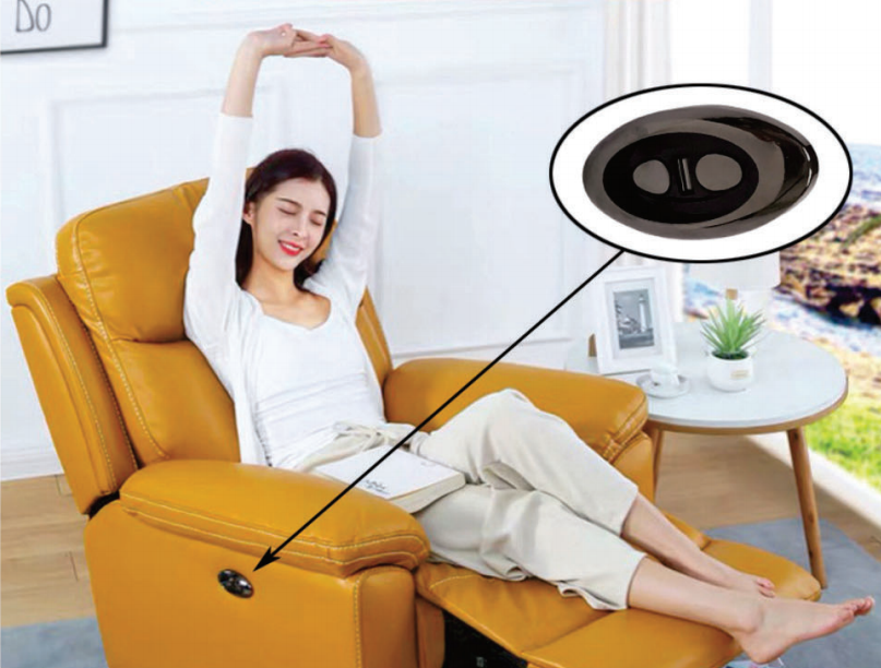 Eyeglass‑shaped Recessed Rechargeable Controller
