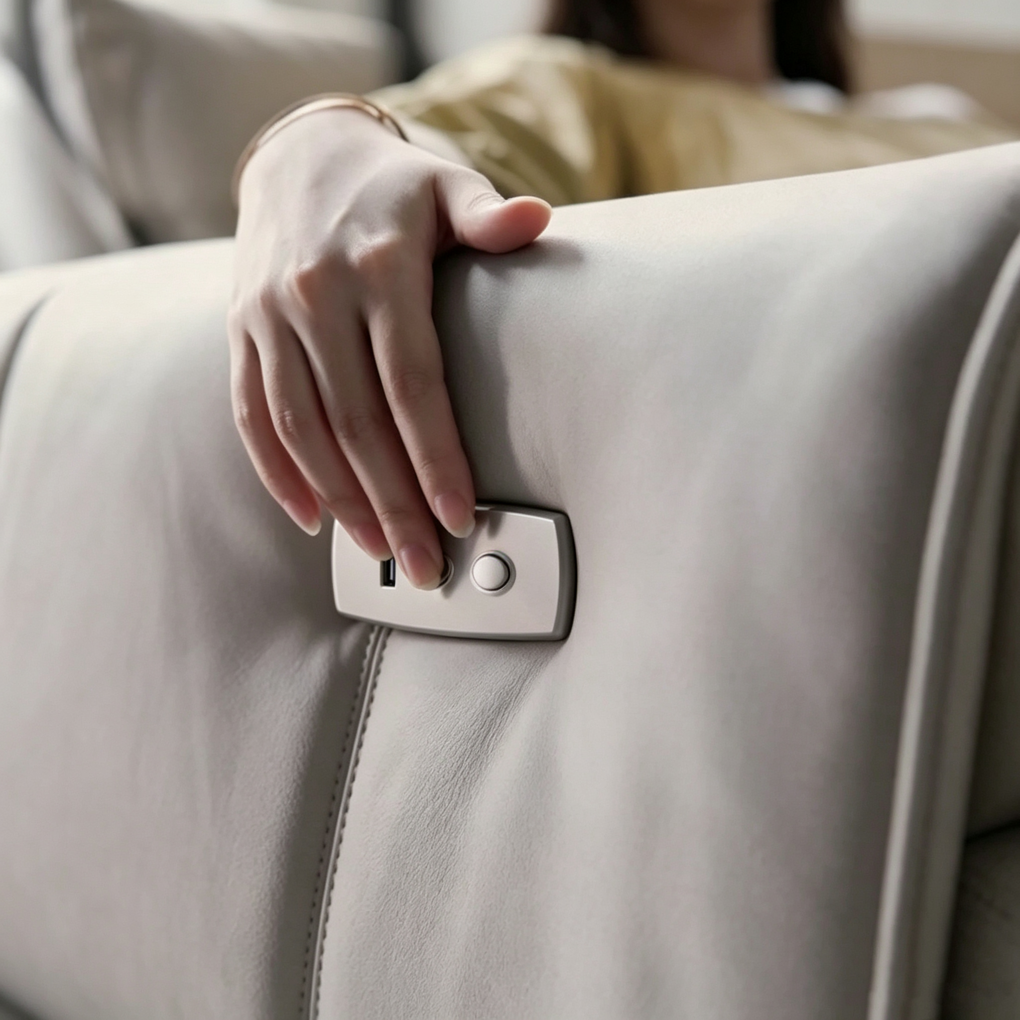 Square‑type Embedded Rechargeable Button