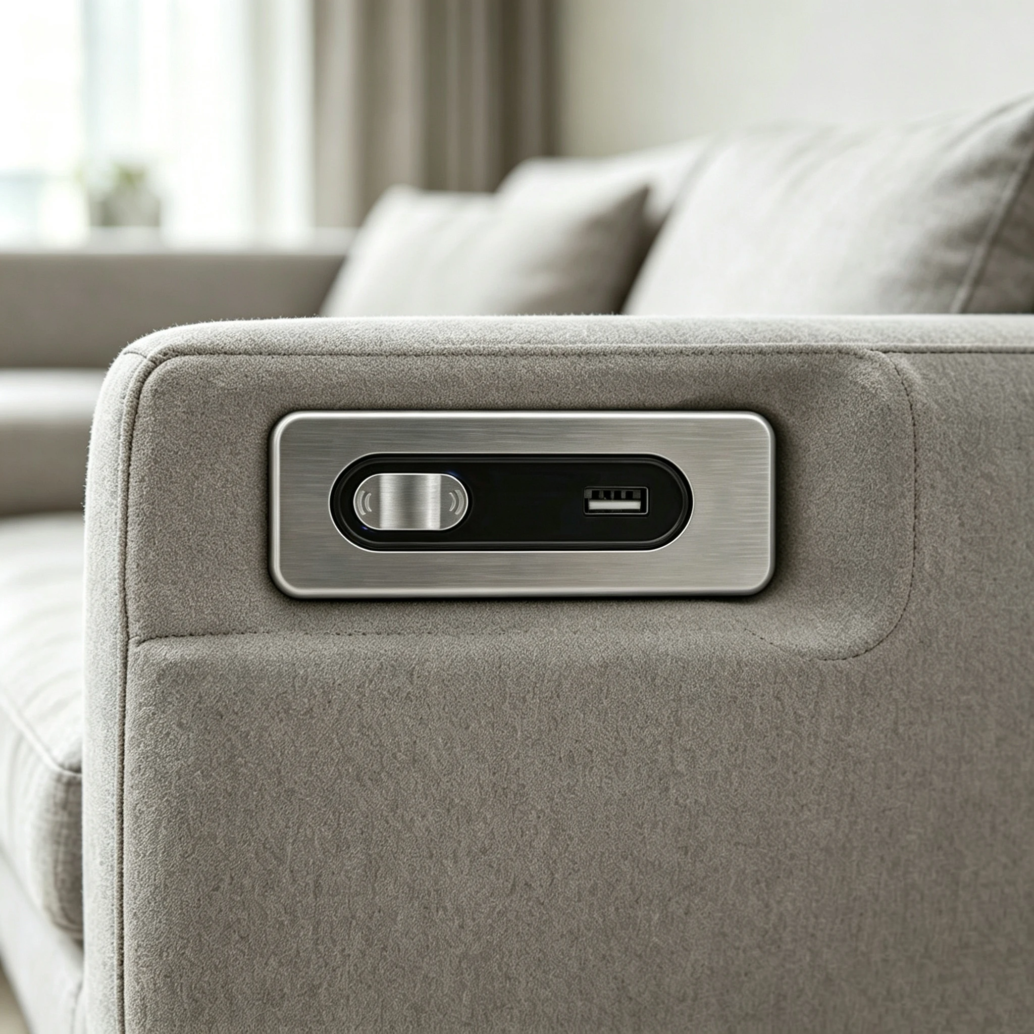 Rocker‑type Recessed Rechargeable Controller